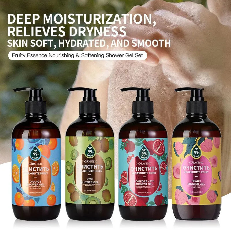 KORMESIC Hydrating Skin Rejuvenating Cleansing and Body Care Shower Gel - 500ml KORMESIC