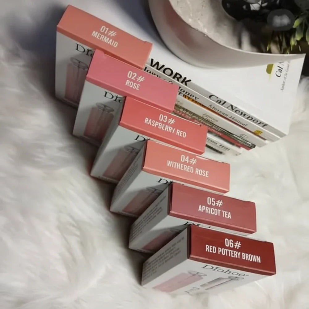 Drohoo 2 in1 Travel Size Lip Duo Set - Lip Gloss + Glossy Magic Drohoo