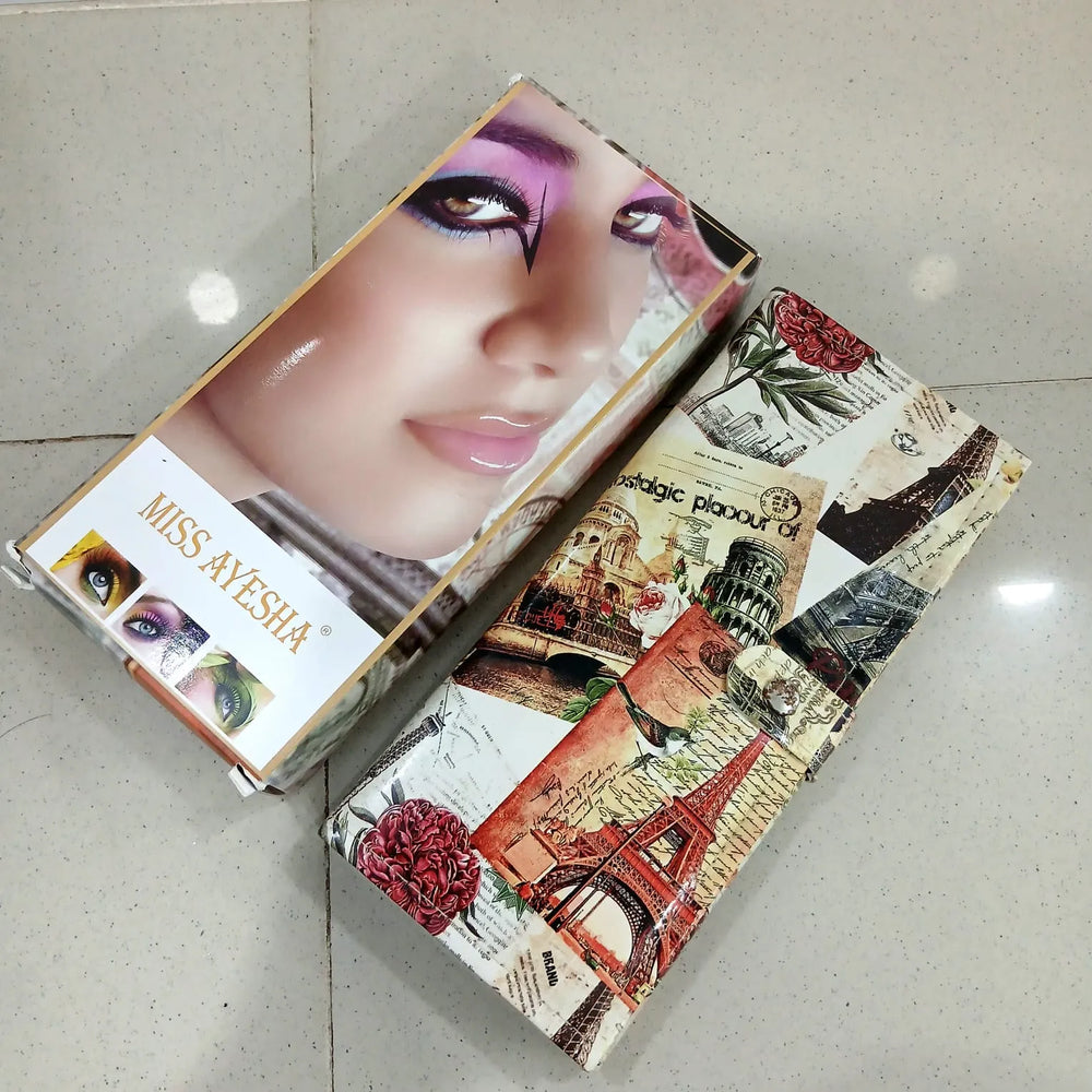 Miss Ayesha 100 Color Eyeshadow Palette & 6 Color Blush-on Miss Ayesha