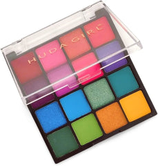 HUDA GIRL BEAUTY 16 Color Eyeshadow Palette - Shimmer & Matte Shades Huda Girl