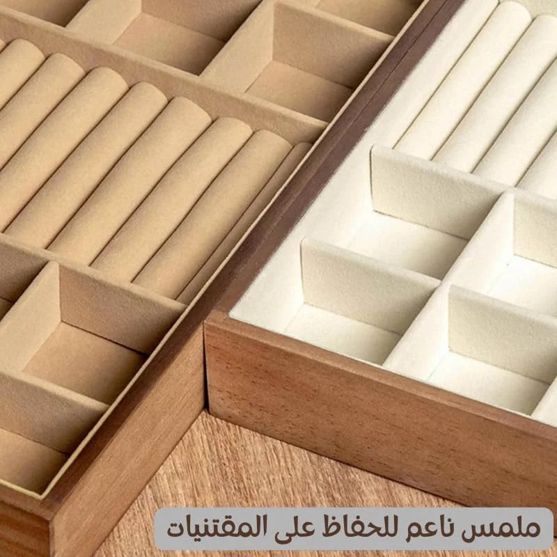 Wood 3 Drawer Jewelry Storage Organizer Cosmia.pk