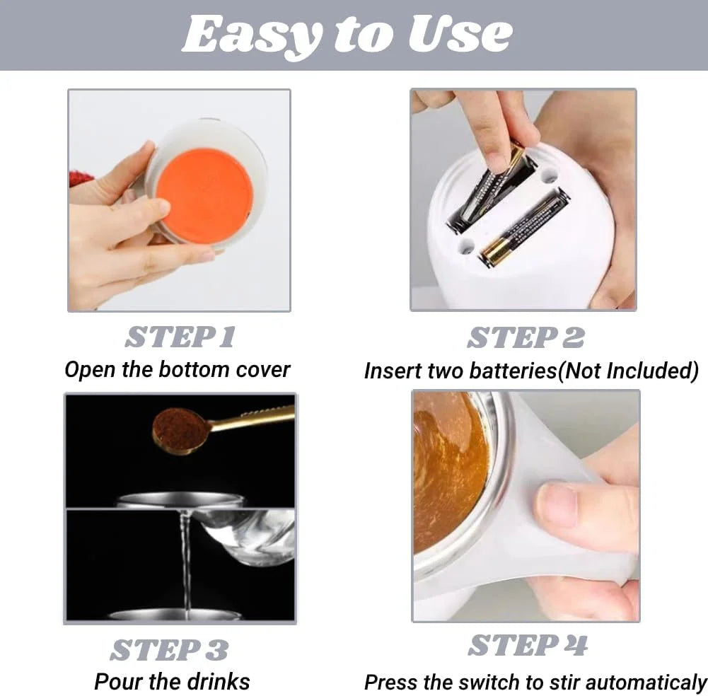 Automatic Magnetic Stirring Coffee Mug Cosmia.pk