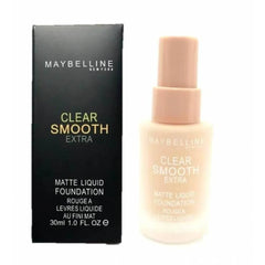Maybelline New York Clear Smooth Extra Matte Liquid Foundation - 30ml Maybelline
