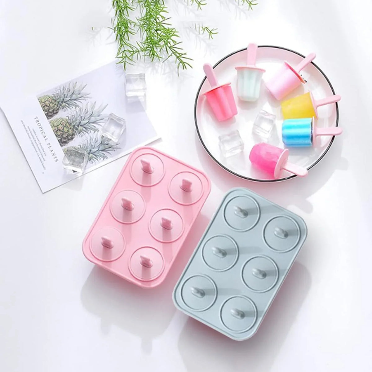 Mini Ice Pop Mould, Reusable Popsicle Mould Cosmia.pk