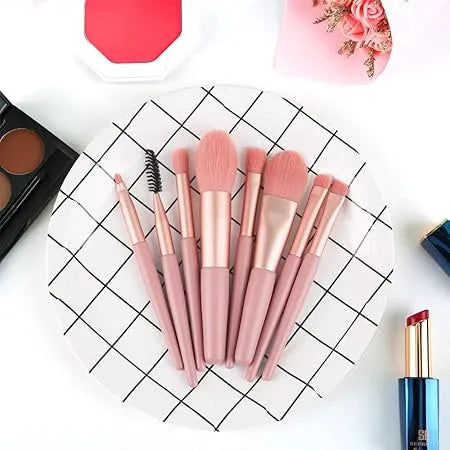 8‑Piece Mini Makeup Brush Set Cosmia.pk