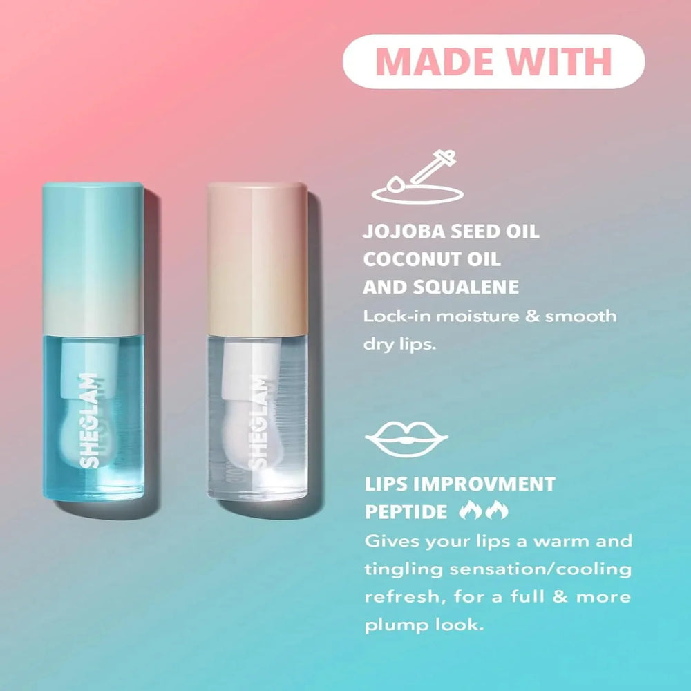 SHEGLAM Plump Addict Hot & Cold Gloss Duo 2 Pcs Sheglam
