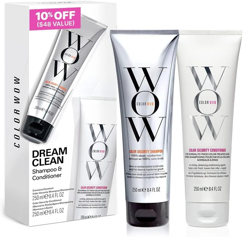 Color Wow Color Security Shampoo & Conditioner Duo (Fine to Normal) 250ml Each Color Wow