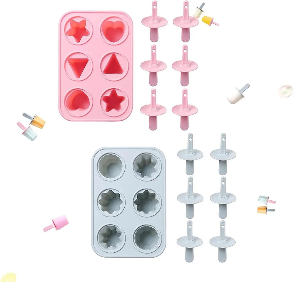 Mini Ice Pop Mould, Reusable Popsicle Mould Cosmia.pk