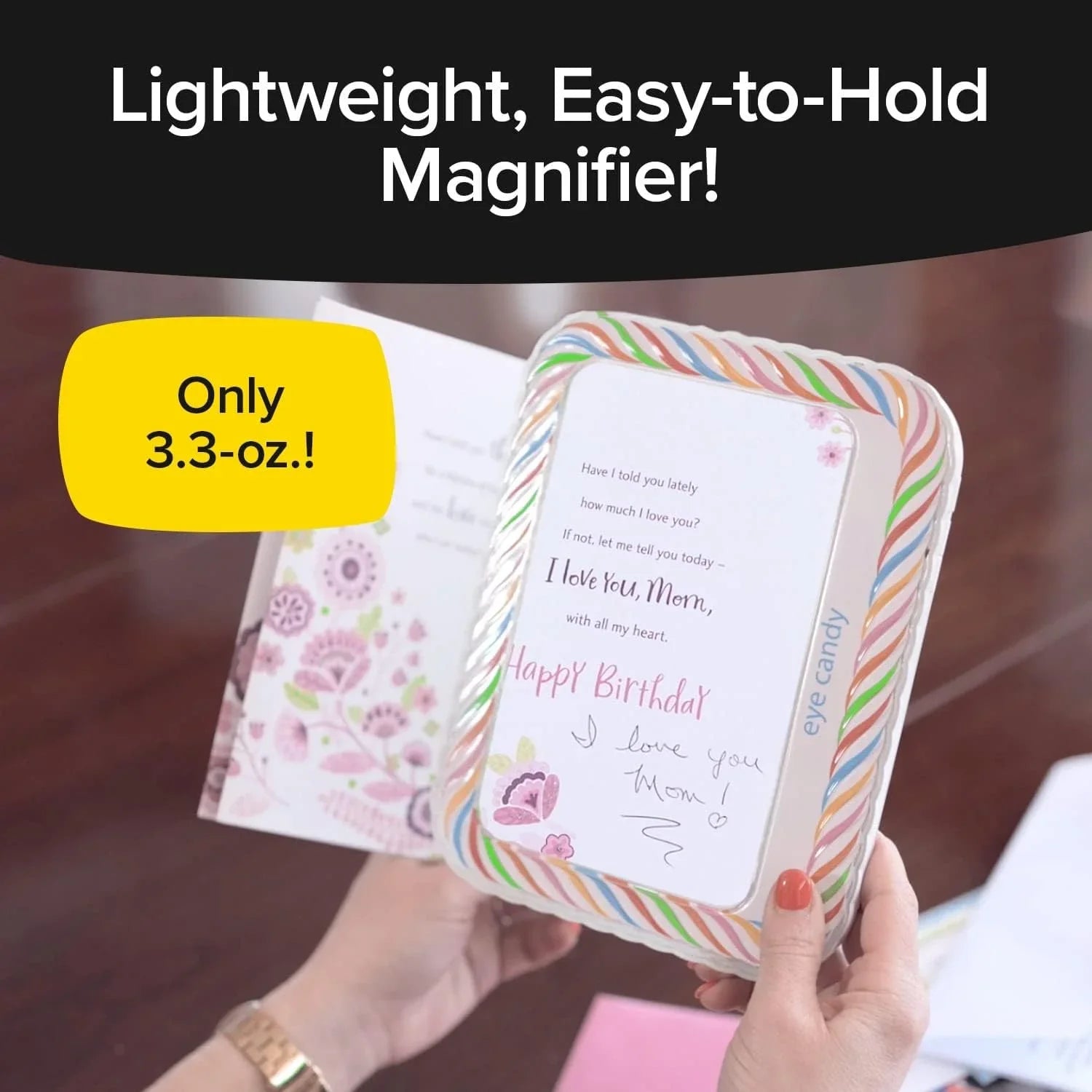 Eye Candy AS-SEEN-ON-TV Full Page Book Magnifier and Light to See Eye Candy