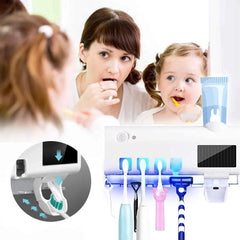UV Toothbrush Sterilizer/Rechargeable Solar Power LED Disinfection Cosmia.pk