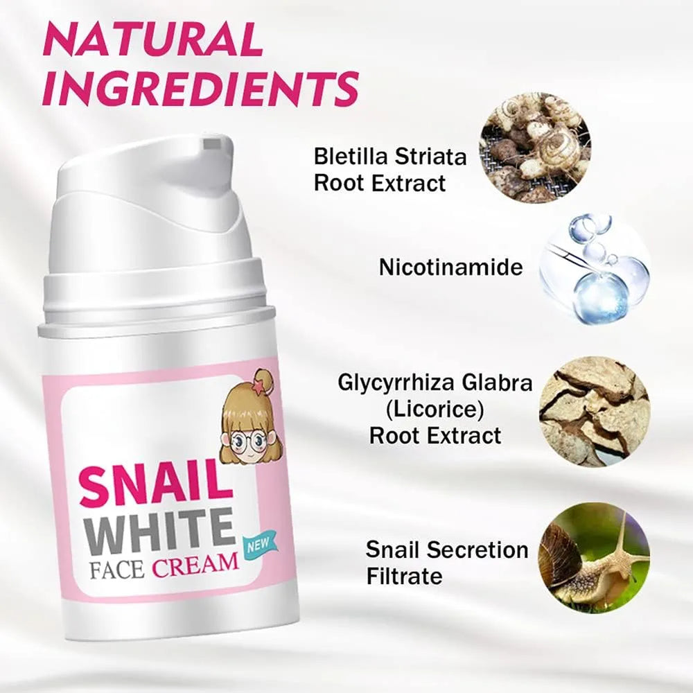 Disaar Snail Glowing Moisturizing Face Cream - 60ml Disaar