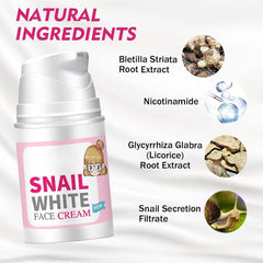 Disaar Snail Glowing Moisturizing Face Cream - 60ml Disaar