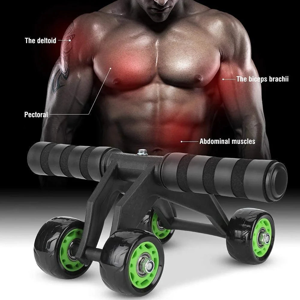 Ab Roller Wheel Exercise Equipment for Core Workout and for Abdominal Cosmia.pk