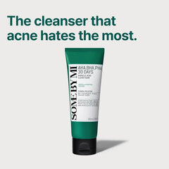 Some By Mi - AHA BHA PHA 30 Days Miracle Acne Clear Foam 100ml (Made in Korea) Some By Mi