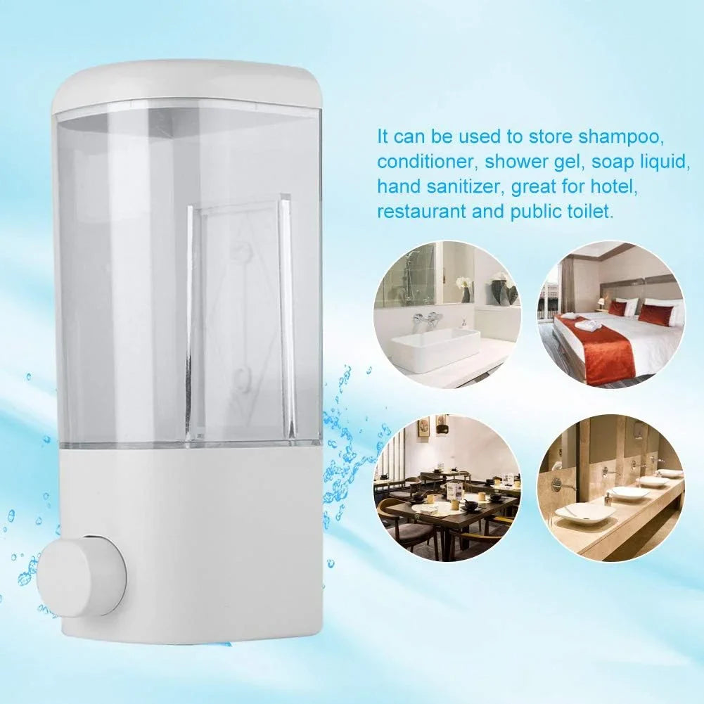 Wall Mount Liquid Soap & Lotion Dispenser for Bathroom & Kitchen Cosmia.pk