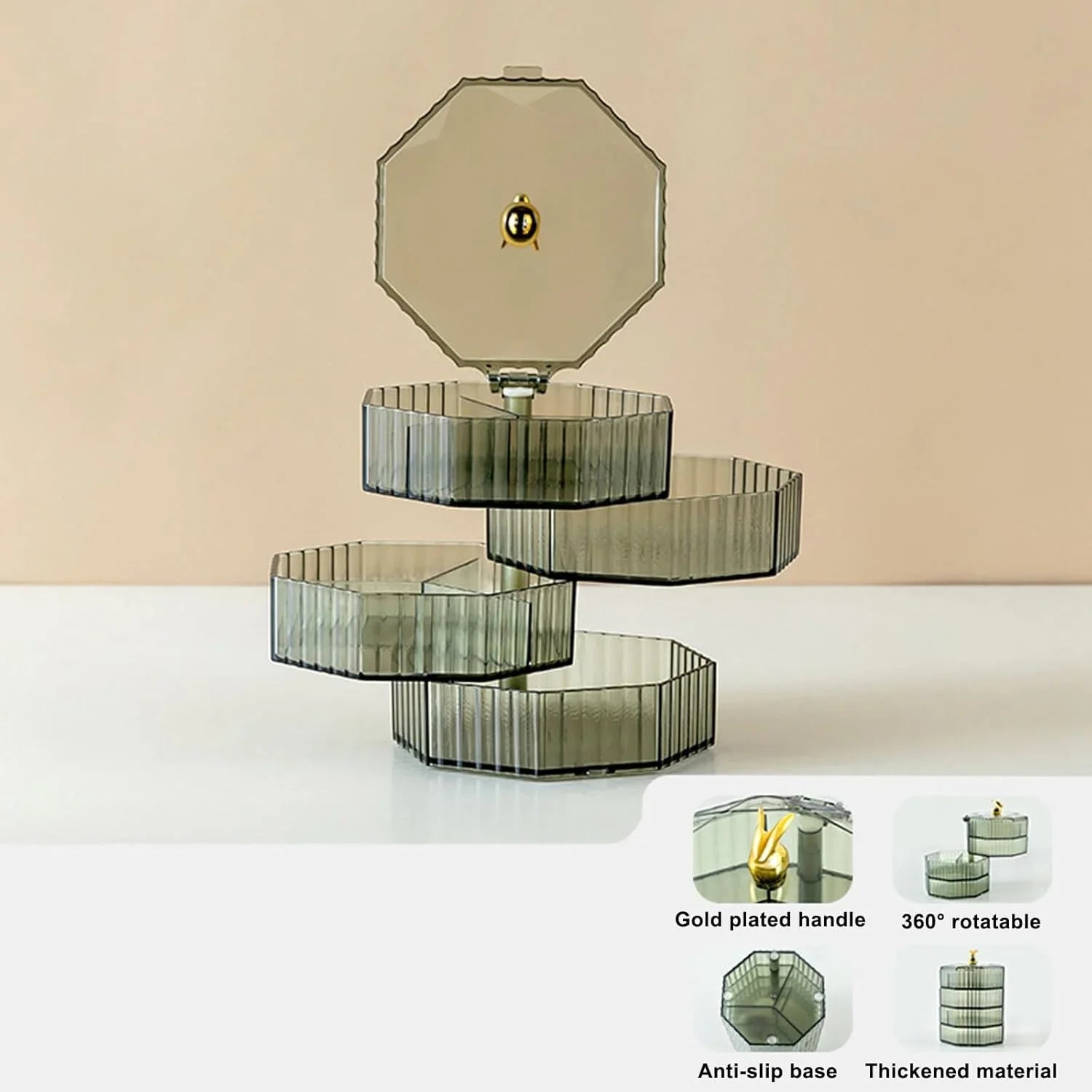 4-Layer Acrylic Jewellery Box Cosmia.pk