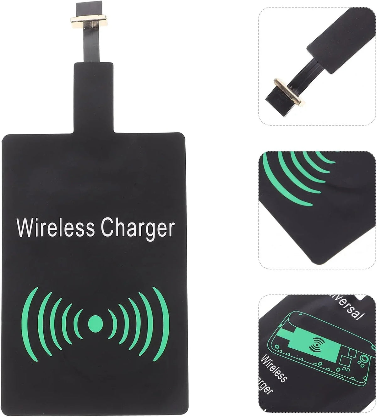 Universal Qi Wireless Charger Receiver Cosmia.pk