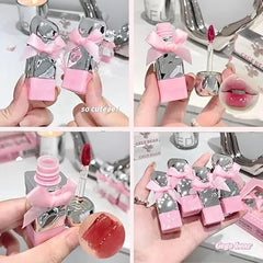 Gege Bear Bow High Quality Lip Gloss – 3 Pcs Set Gege Bear