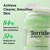 Torriden Balanceful Cica Toner Pads - 60Pcs