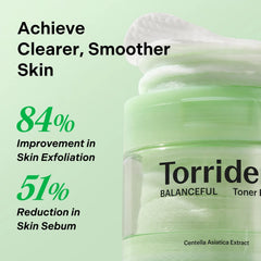 Torriden Balanceful Cica Toner Pads - 60Pcs Torriden