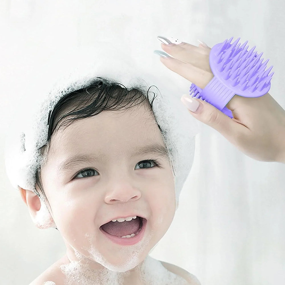 2 In 1 Double Sided Shampoo Brush Silicone Soft Cosmia.pk