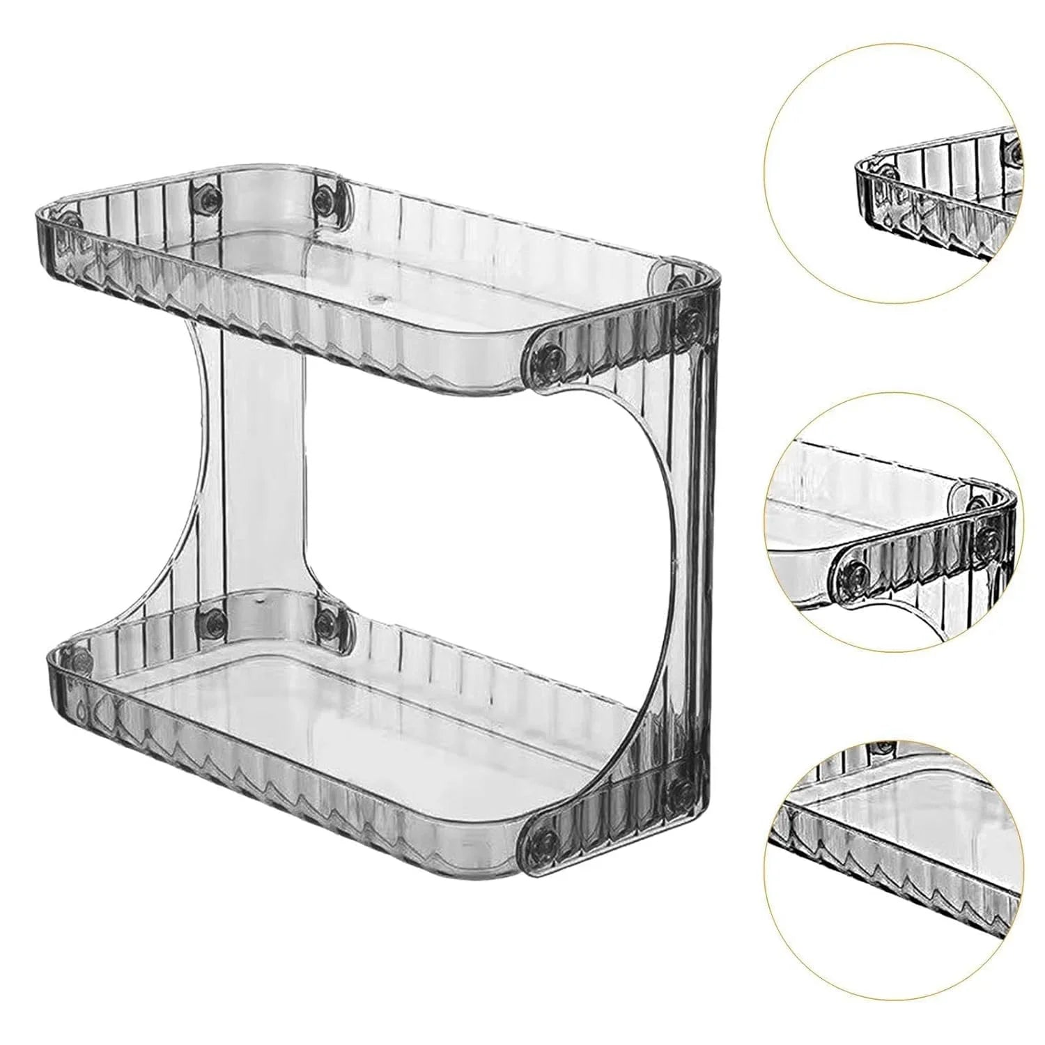 Double Layer Perfume Storage Rack - 2 Tier Cosmia.pk