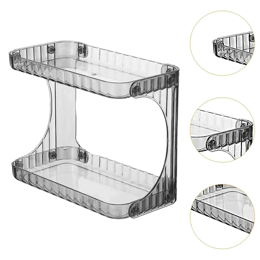 Double Layer Perfume Storage Rack - 2 Tier Cosmia.pk