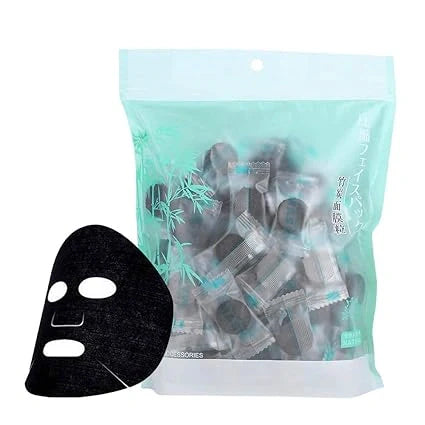 Yoyoso Bamboo Charcoal Compressed Mask 25 Pcs Yoyoso