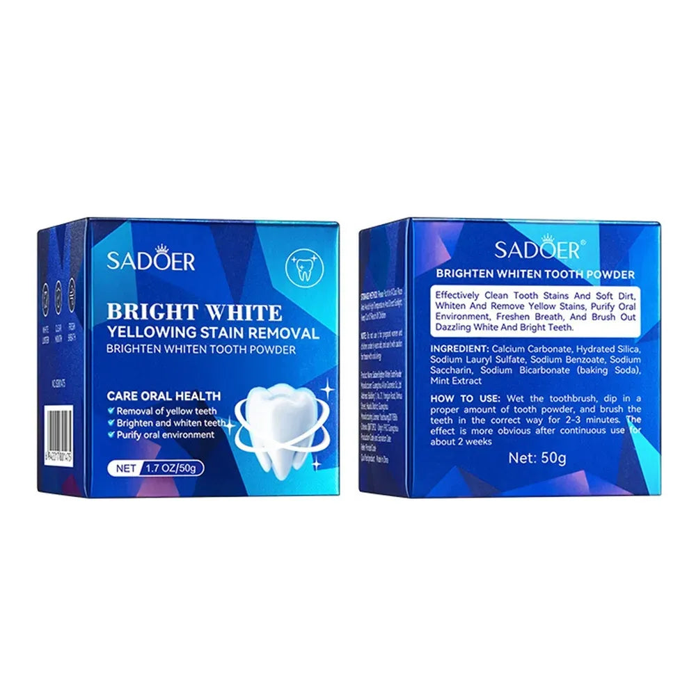 Sadoer Tooth Cleaning Powder For Oral Cavity Bright White Sadoer