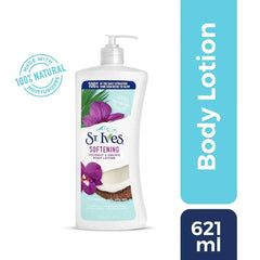 St ives Body Lotion Usa Soft & Silky Coconut & Orchard 21Oz/621ML St. Ives