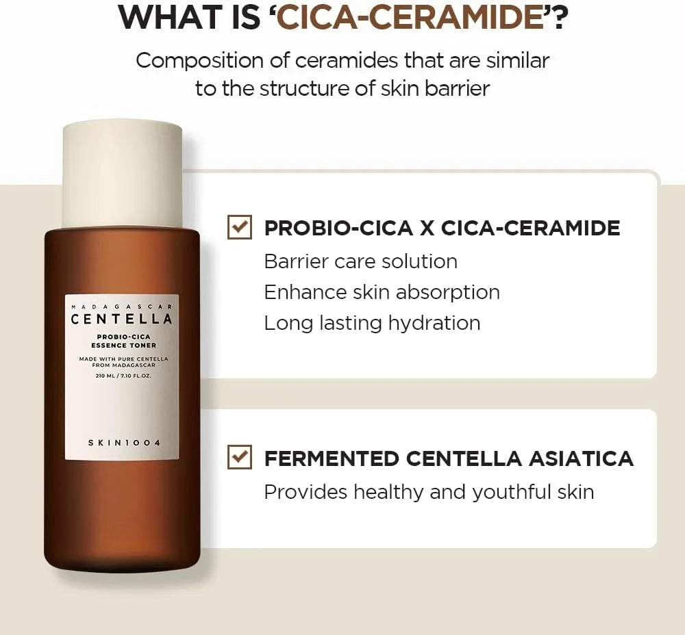 SKIN1004 Madagascar Centella Probio-CICA Essence Toner -  210ml (Made in Korea) SKIN1004