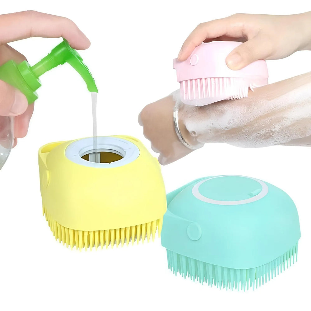 Soft Silicone Bath Brush Body Exfoliator Massage – For Smooth & Cosmia.pk