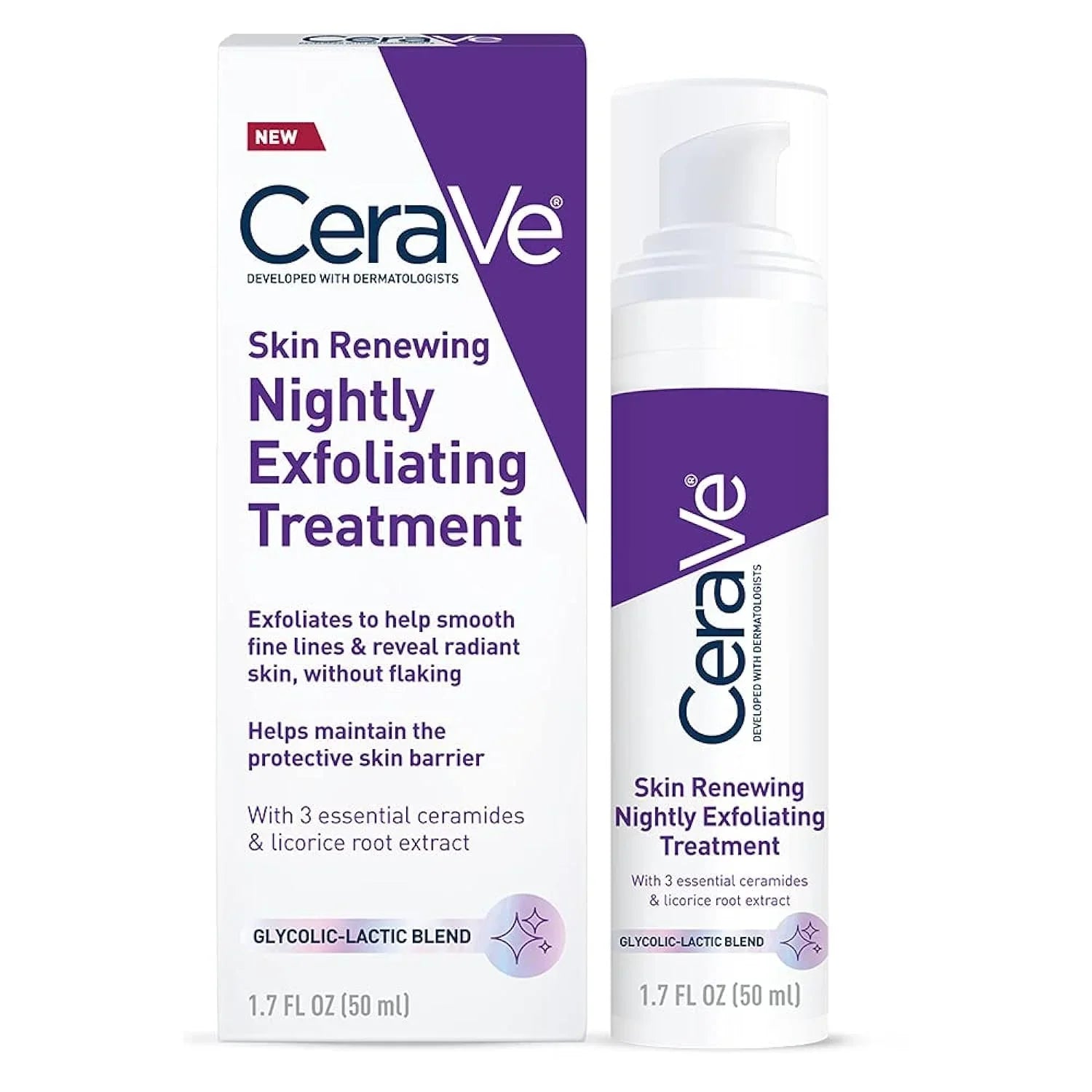 CeraVe Skin Renewing Nightly Exfoliating Treatment - 50ml CeraVe