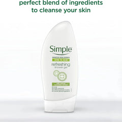 Simple Kind to Skin Refreshing Shower Gel – 250ml Simple