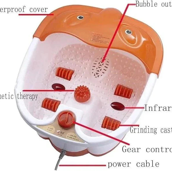 Multi-Functional Pain Relief Foot Spa Bath Massager Cosmia.pk
