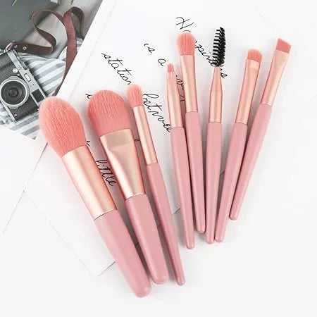 8‑Piece Mini Makeup Brush Set Cosmia.pk