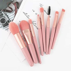 8‑Piece Mini Makeup Brush Set Cosmia.pk
