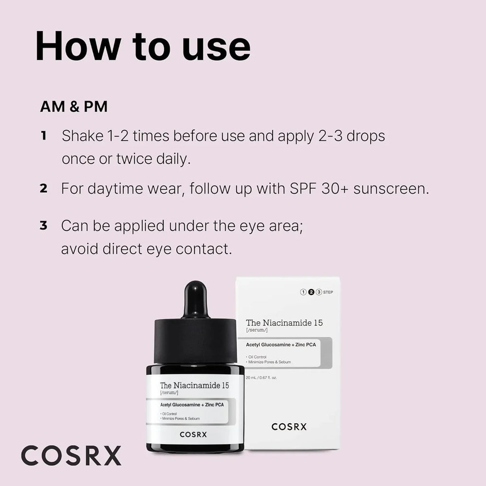 COSRX Niacinamide 15% Face Serum - 20ml Cosrx