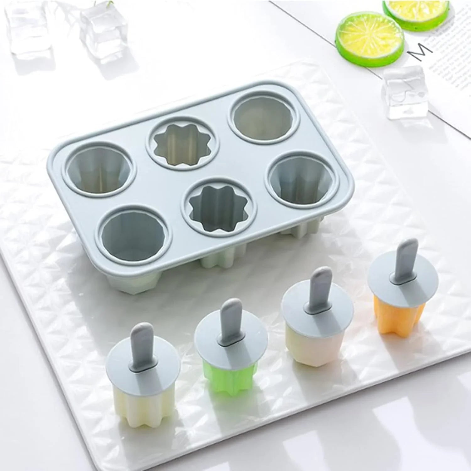 Mini Ice Pop Mould, Reusable Popsicle Mould Cosmia.pk