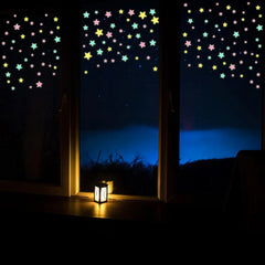 Outus Colorful Glow in The Dark Luminous Stars Cosmia.pk