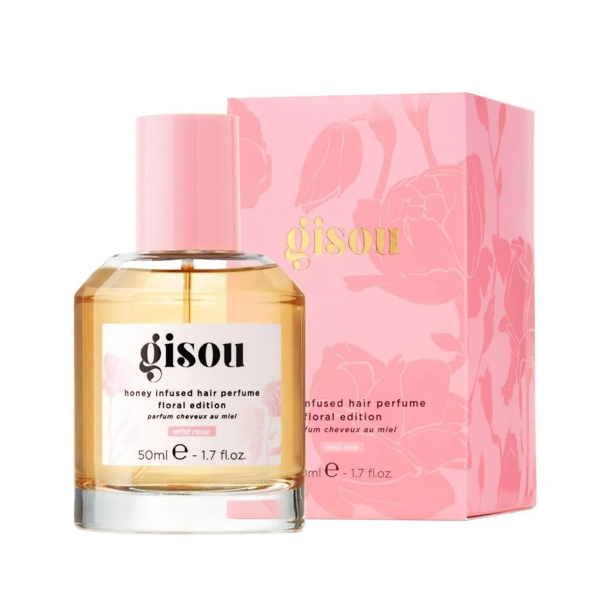 Gisou Honey Infused Hair Perfume Wild Rose - 50ml Gisou