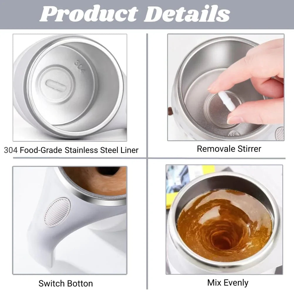 Automatic Magnetic Stirring Coffee Mug Cosmia.pk