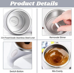 Automatic Magnetic Stirring Coffee Mug Cosmia.pk