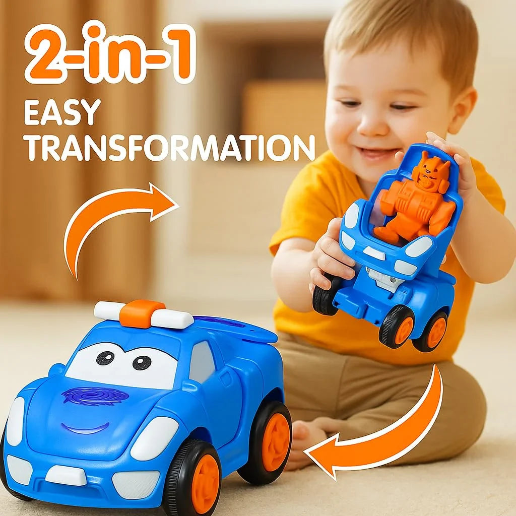 Transforming Toy Car – 2-in-1 Robot & Car Toy for Boys & Girls Cosmia.pk