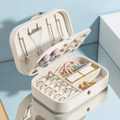 Velvet Multi‑function Jewelry Storage Box Cosmia.pk