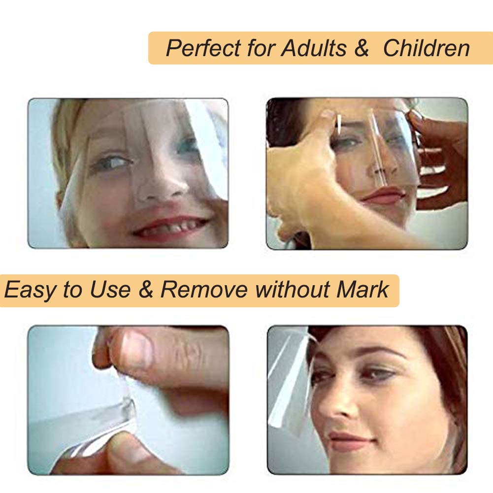 100 PCS Microblading Makeup Shower Face Shields Visors, Disposable Cosmia.pk