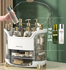 Luxury Desktop Cosmetic Organizer, Dustproof and Waterproof Makeup Vanity Cosmia