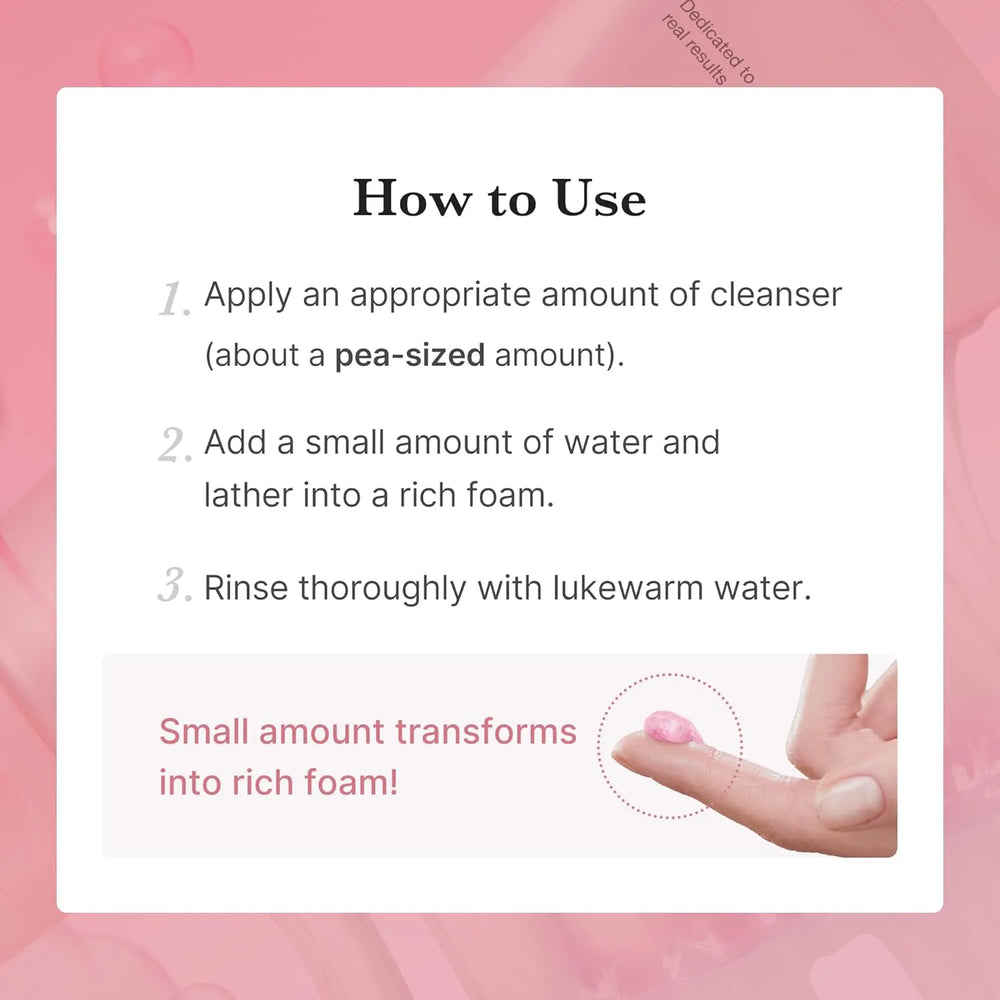 Medicube PDRN Pink Niacinamide Whip Cleanser - 120g Medicube