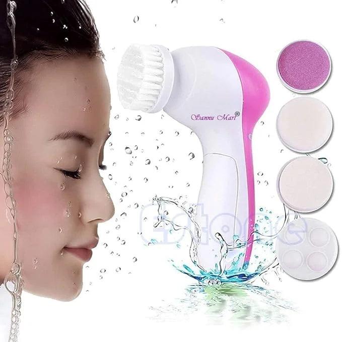 5‑in‑1 Face Cleansing Silicone Brush Cosmia.pk