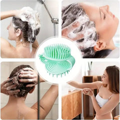2 In 1 Double Sided Shampoo Brush Silicone Soft Cosmia.pk